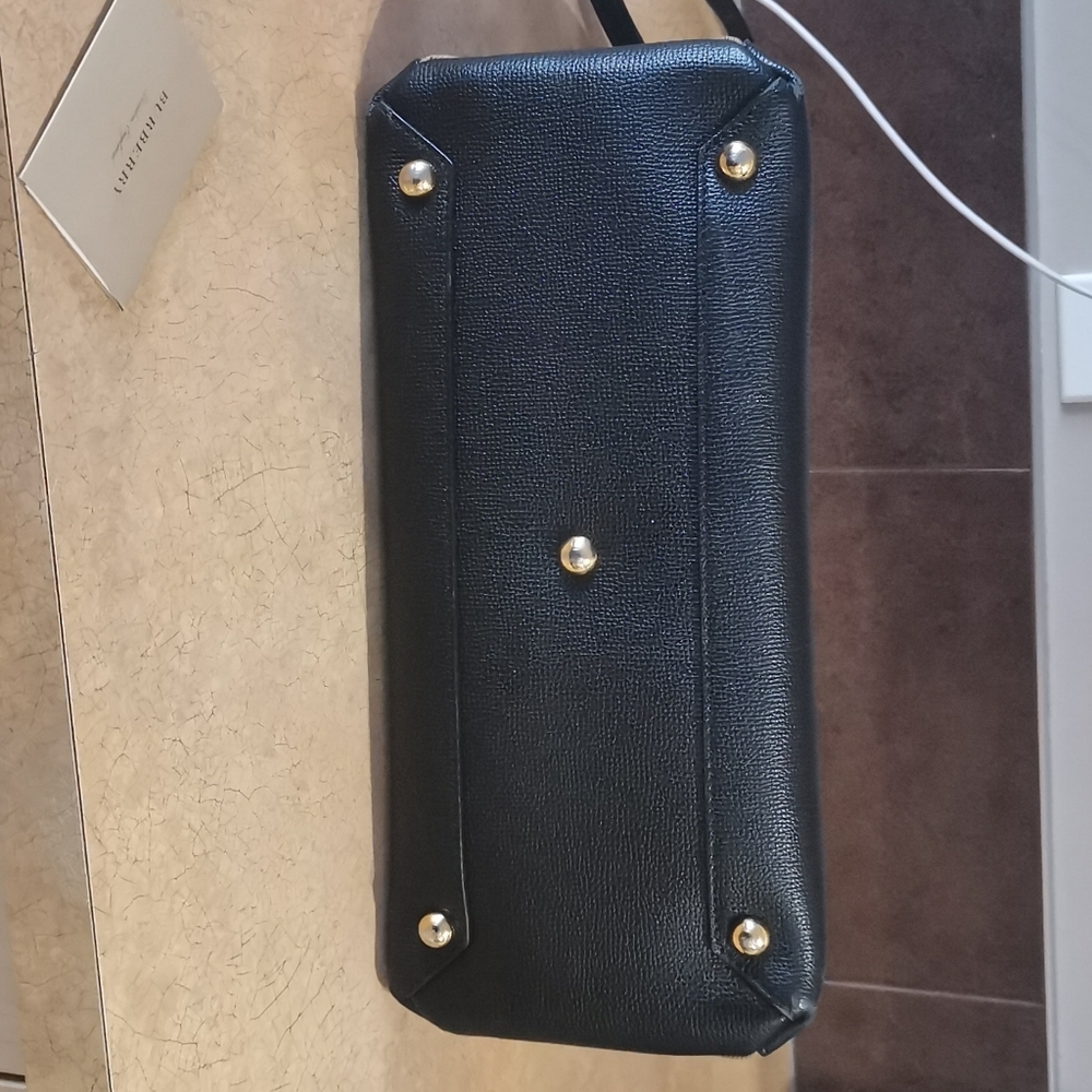 Black Burberry Banner Bag/Purse Medium - Picture 8 of 10